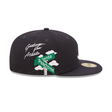 Load image into Gallery viewer, Atlanta Braves Cloud Icon Peachtree New Era 59Fifty 5950 Fitted Cap