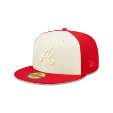 Load image into Gallery viewer, Atlanta Braves 59fifty 1995 World Series Embroidered Side Logo New Era 5950 Fitted Cap