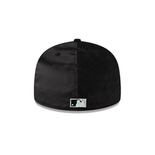 Load image into Gallery viewer, Chicago White Sox New Era 59Fifty 5950 Triple Black Satin & Corduroy Fitted Cap