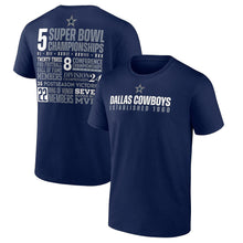 Load image into Gallery viewer, Dallas Cowboys '22 Stats Short Sleeve T-Shirt