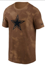 Load image into Gallery viewer, Dallas Cowboys Nike Salute to Service Sideline Short Sleeve Cotton T-Shirt