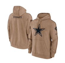 Load image into Gallery viewer, Dallas Cowboys Salute to Service Nike Fleece Sideline Club Pullover Hoodie