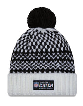 Load image into Gallery viewer, Kansas City Chiefs Crucial Catch Black & White New Era Knit Beanie