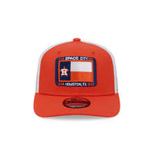 Load image into Gallery viewer, Houston Texans New Era 9Seventy 970 Curved Bill Snapback Trucker Cap