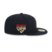 Load image into Gallery viewer, LA Dodgers New Era Patriotic USA July4 59Fifty 5950 Fitted Cap