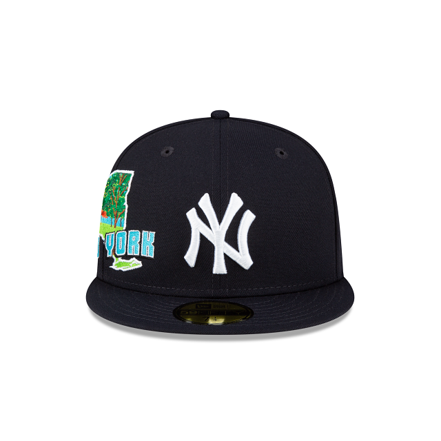 New York Yankees State View Side Patch 59Fifty 5950 New Era Fitted