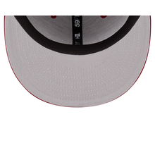 Load image into Gallery viewer, Philadelphia Phillies New Era 59Fifty 5950 Triple Red Satin Velvet & Corduroy Fitted Cap