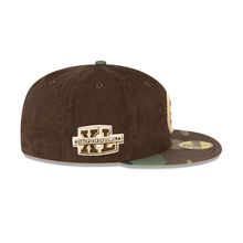 Load image into Gallery viewer, Pittsburg Steelers New Era Brown Corduroy & Camouflage 59Fifty Fitted Cap