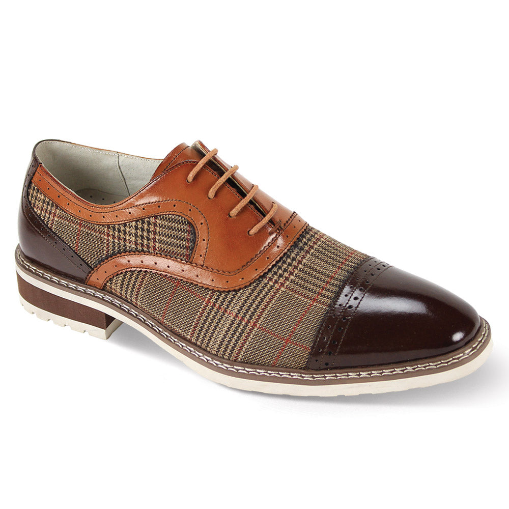 Genuine Leather with Lightweight Sole Lace up Shoe by Giovanni