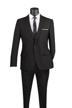 Load image into Gallery viewer, Slim Fit Single-Breasted Suit Lucci in Black, White & Royal Colors
