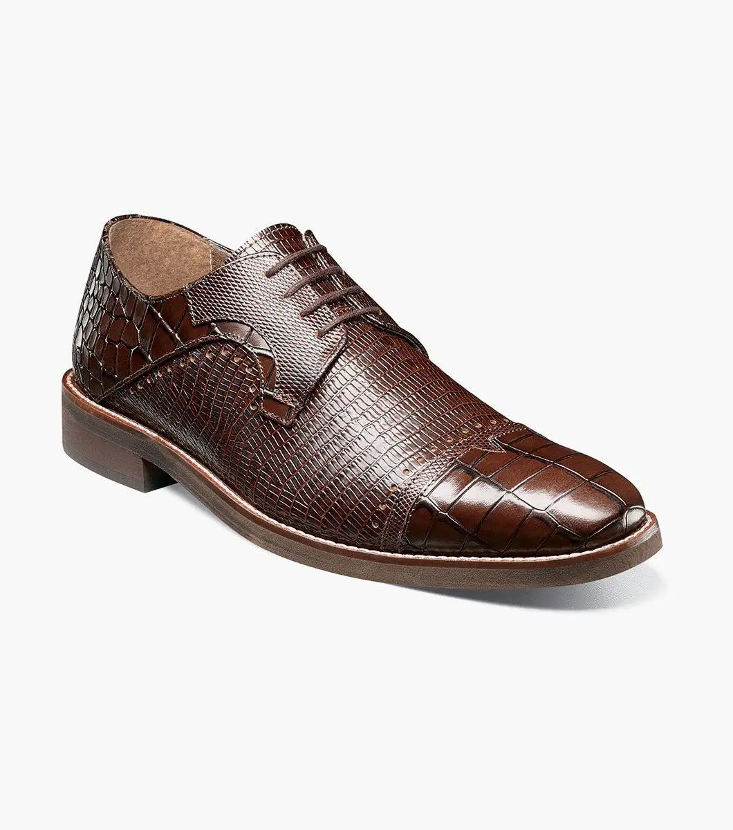 Stacy Adams Esposito Cap Toe Oxford Men's Shoes Brown : 15 M Stacy Adams Esposito Cap Toe Oxford Men's Shoes Brown : 15 M