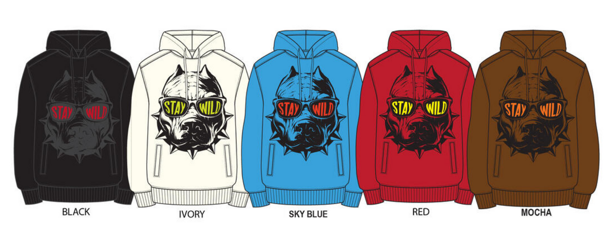 Stay Wild Bleecker & Mercer Fleece Hoodie – The Look
