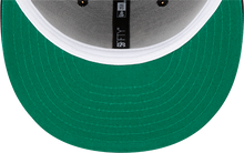 Load image into Gallery viewer, Atlanta Braves 59Fifty 5950 150th Anniversary Sidepatch New Era Fitted Cap with Red Metallic outline on Logo