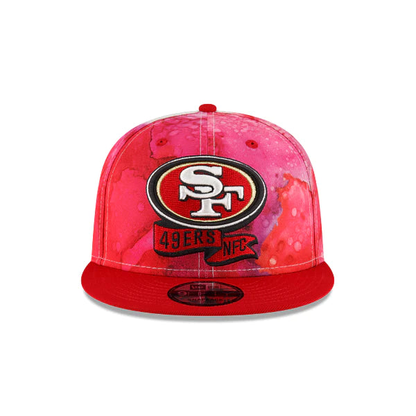 San Francisco 49ers 2022 Ink Dye Sideline Snapback Cap - Sports Addict