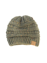 Load image into Gallery viewer, Ladies Messy Bun Beanies