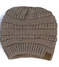 Load image into Gallery viewer, Ladies Messy Bun Beanies
