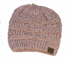 Load image into Gallery viewer, Ladies Messy Bun Beanies