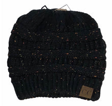 Load image into Gallery viewer, Ladies Messy Bun Beanies