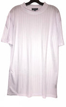 Load image into Gallery viewer, Crew Neck Shadow Stripe Short Sleeve Knit by PRONTI