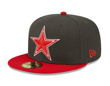 Load image into Gallery viewer, Dallas Cowboys New Era 59Fifty Red Gray Steel Clouds Hat