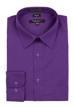 Load image into Gallery viewer, Men's Slim Fit Dress Shirt by Marquis in 30 Colors
