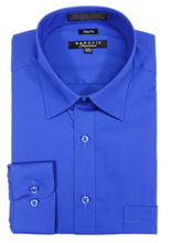 Load image into Gallery viewer, Men's Slim Fit Dress Shirt by Marquis in 30 Colors