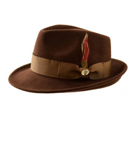 Load image into Gallery viewer, The Hudson Felt Dress Hat by Bruno Capelo