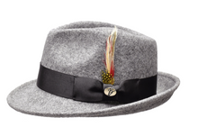 Load image into Gallery viewer, The Hudson Felt Dress Hat by Bruno Capelo