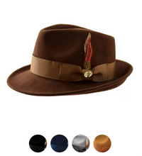 Load image into Gallery viewer, The Hudson Felt Dress Hat by Bruno Capelo