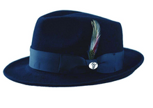 Load image into Gallery viewer, The Hudson Felt Dress Hat by Bruno Capelo