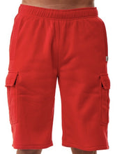 Load image into Gallery viewer, Fleece Cargo Shorts Relaxed Fit & Over-The-Knee Length  BS1076