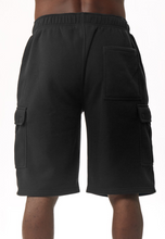 Load image into Gallery viewer, Fleece Cargo Shorts Relaxed Fit & Over-The-Knee Length  BS1076