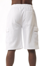 Load image into Gallery viewer, Fleece Cargo Shorts Relaxed Fit & Over-The-Knee Length  BS1076