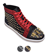 Load image into Gallery viewer, Spiked Stud & Embellished Sneaker fit for a King or Queen.