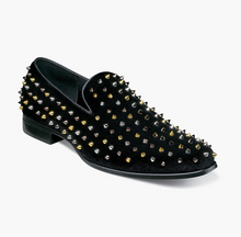Load image into Gallery viewer, Stacy Adams Spiked Slip On Spire Dress Shoe