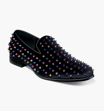 Load image into Gallery viewer, Stacy Adams Spiked Slip On Spire Dress Shoe