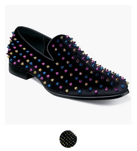 Load image into Gallery viewer, Stacy Adams Spiked Slip On Spire Dress Shoe