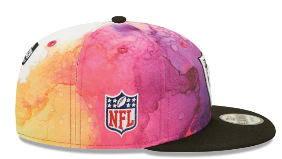 New Era Las Vegas Raiders Pink/Black 2022 NFL Crucial Catch 9FIFTY