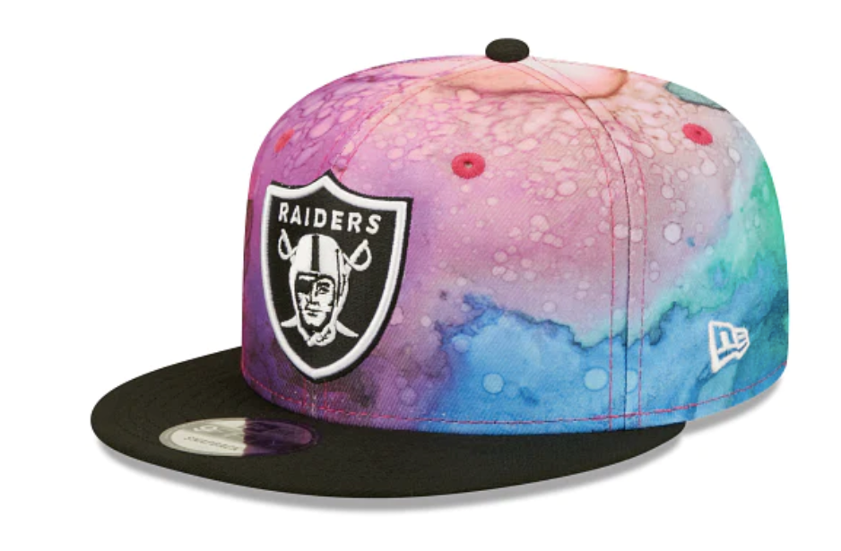 Las Vegas Raiders Adjustable 9Fifty Snapback - Ink Dye –