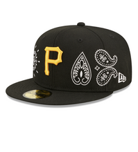 Load image into Gallery viewer, Paisley Pittsburg Pirates New Era 59Fifty 5950 Fitted Hat