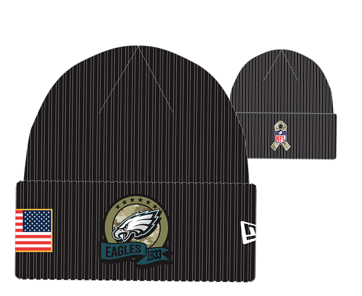 Philadelphia Eagles Salute to Service Beanie The Look Shopthelookonline