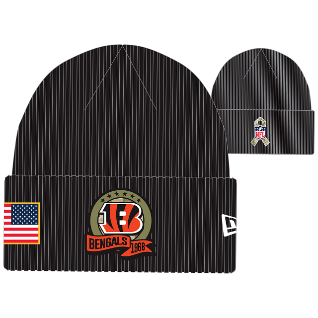 Official New Era NFL Salute To Service Cincinnati Bengals Black