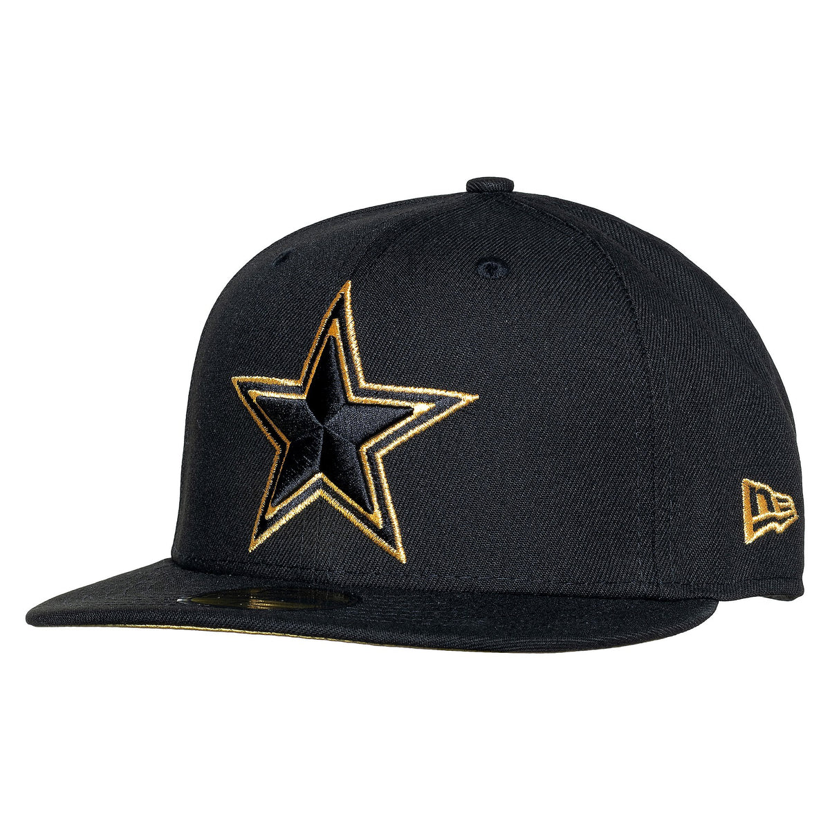 Dallas Cowboys New Era Super Bowl XXX Gold Undervisor 59FIFTY Fitted Hat -  Black