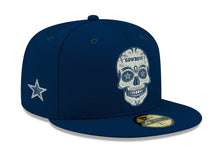 Load image into Gallery viewer, Dallas Cowboys New Era 5950 Skull 59Fifty Fitted Cap