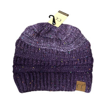 Load image into Gallery viewer, Ladies Messy Bun Beanies