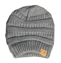 Load image into Gallery viewer, Ladies Messy Bun Beanies