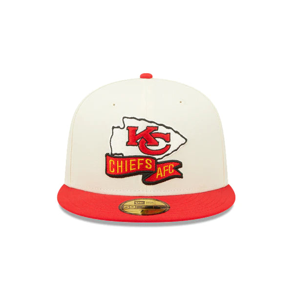 Kansas City Chiefs 59FIFTY New Era Sideline Fitted Cap 7 5/8