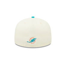 Load image into Gallery viewer, Miami Dolphins New Era 59Fifty 5950 Sideline Fitted Cap