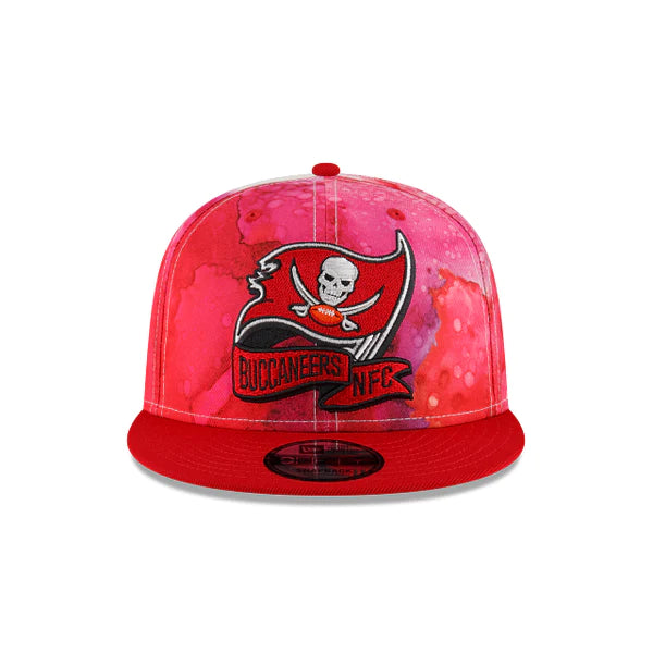 Tampa Bay Buccaneers Sideline 9FIFTY Snapback Hat - Black/ White Ink