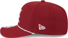 Load image into Gallery viewer, Alabama Crimson Tide Crimson &amp; White 9Seventy 970 New Era Stretch Snap Snapback Cap with Rope Trim